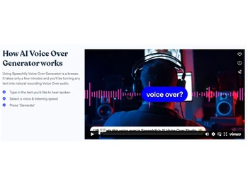 speechify voice over