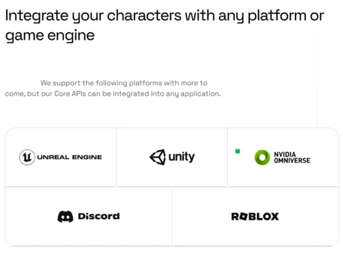 Convai Integrate your characters