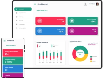 5techg clinic management-dashboard