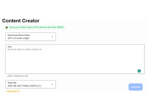 ProMindGPT content creator