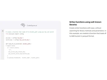 Codesquire-Write function using libraries