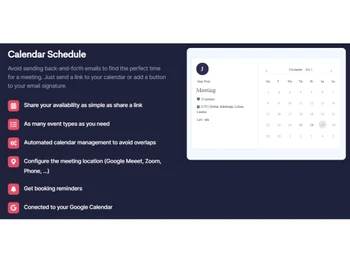 InboxPro-Calendar Schedule