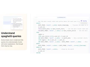 Avanty-Understand queries