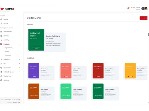 restrox digital menu