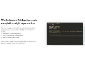 Tabnine Code Completions