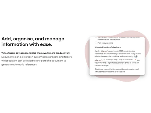 Genei Organise & Manage Information