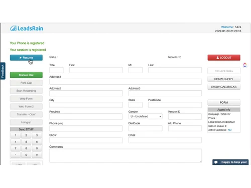 leadsrain call-recording