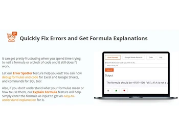 Formula Generator Fix Errors