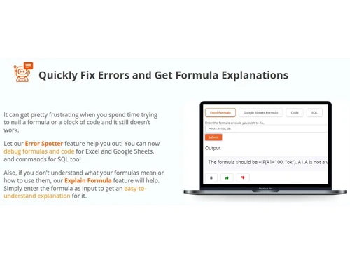 Formula Generator Fix Errors