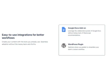 Clearscope Integrations