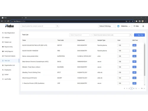 flabs lab management software-list