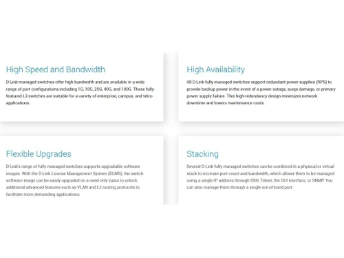 D-Link Switches Flexible