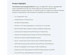 Engenius cloud managed network switch-ECS5512F