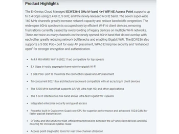 Engenius Indoor Wireless-Product Highlights