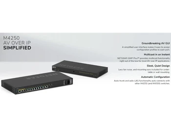 Netgear M4250 Series Managed Switch-AV GUI