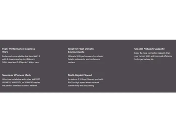 Netgear WAX625 WiFi AP-Features