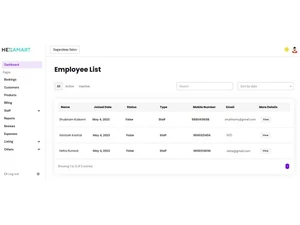 hexamart employee-list