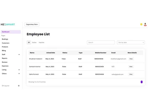 hexamart employee-list