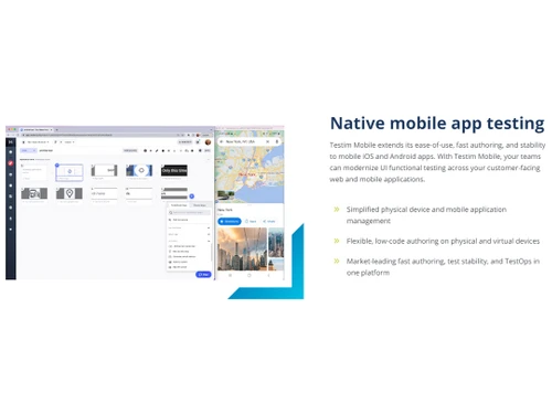 Tricentis native mobile app testing