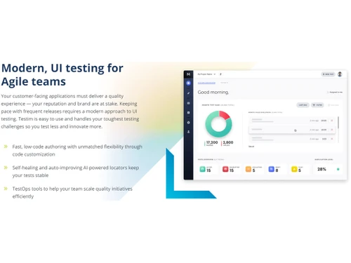 Tricentis testim moder UI Testing