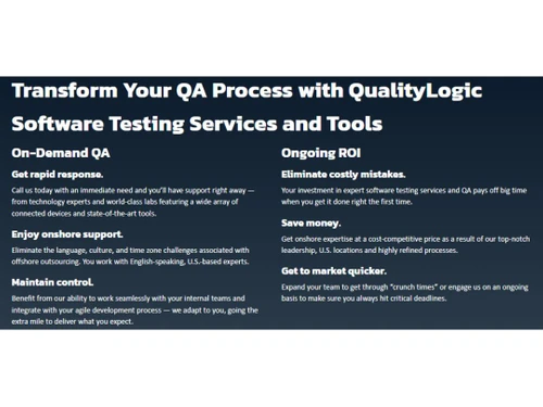 Quality Logic-On Demand QA