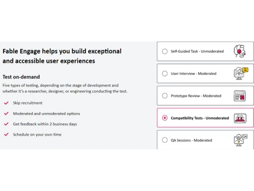 Fable Test on demand