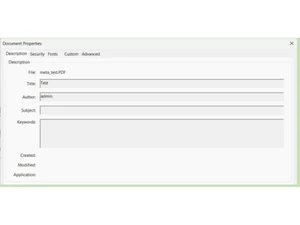 pdfcruiser document properties