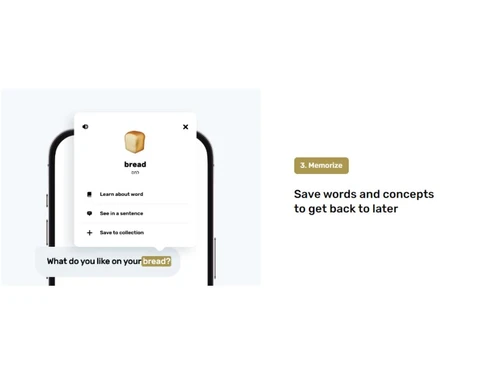 Langotalk-Save words & concepts