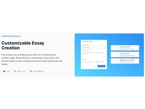 Charley AI-Versatile essay creation page