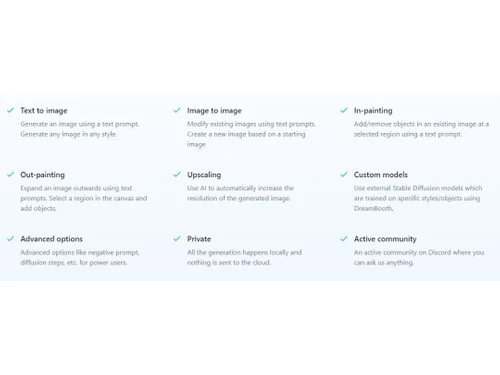 DiffusionBee Features