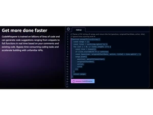 Amazon CodeWhisper-Get more done faster