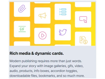 ghost rich media and dynamic cards