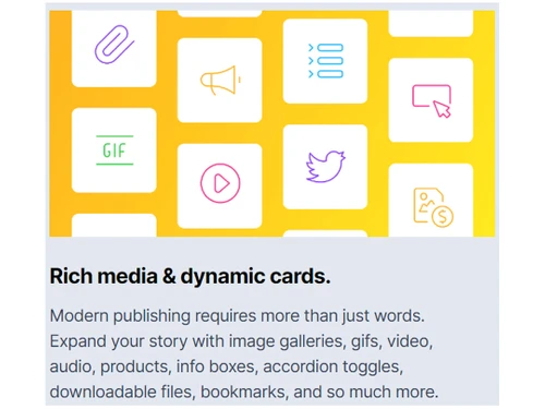 ghost rich media and dynamic cards