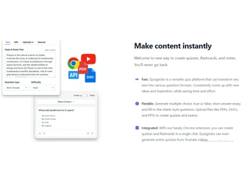 Quizgecko Make Content