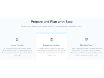 Copilot Lesson Planning