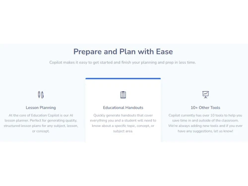Copilot Lesson Planning