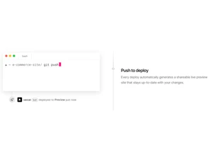 Vercel Push to deploy