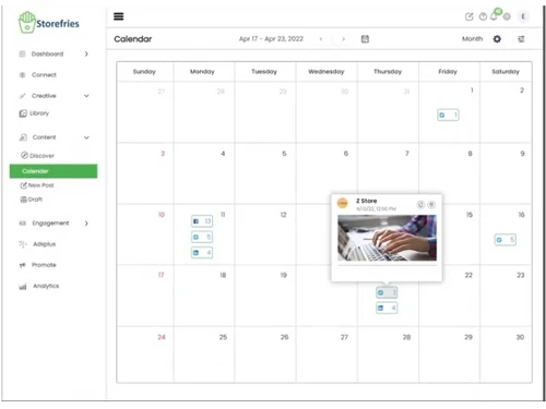 storefries dashboard