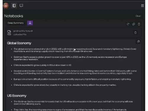 Bearly Deep Summarises