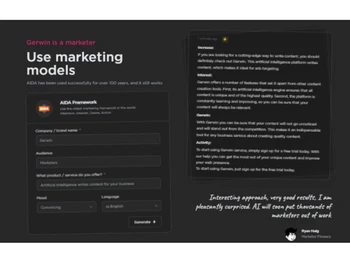 Gerwin Marketing Models