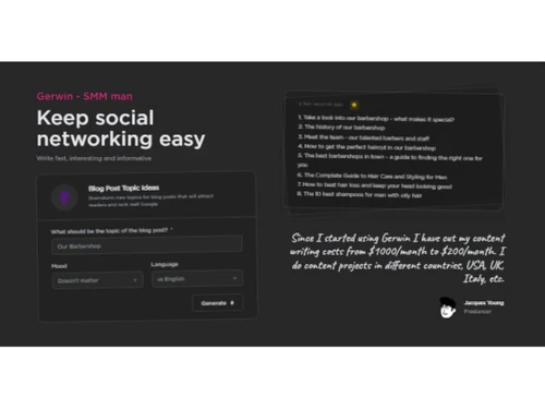 Gerwin Social Networking