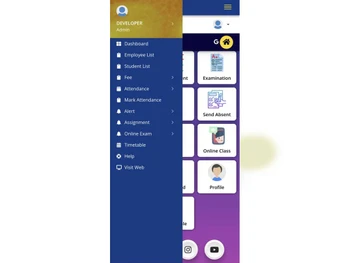 edurbs school erp dashboard