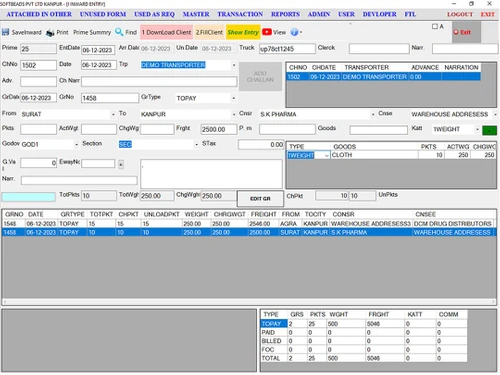 truckersadobe invoice