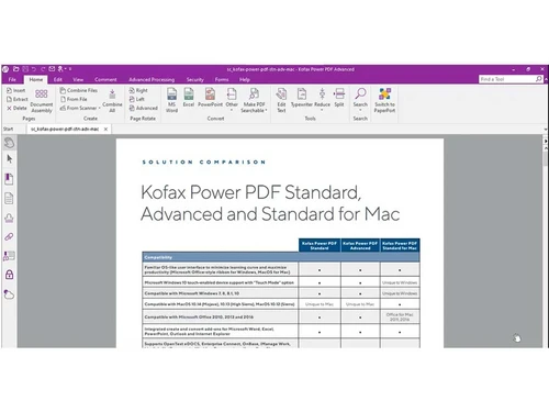 kofax-pdf editing