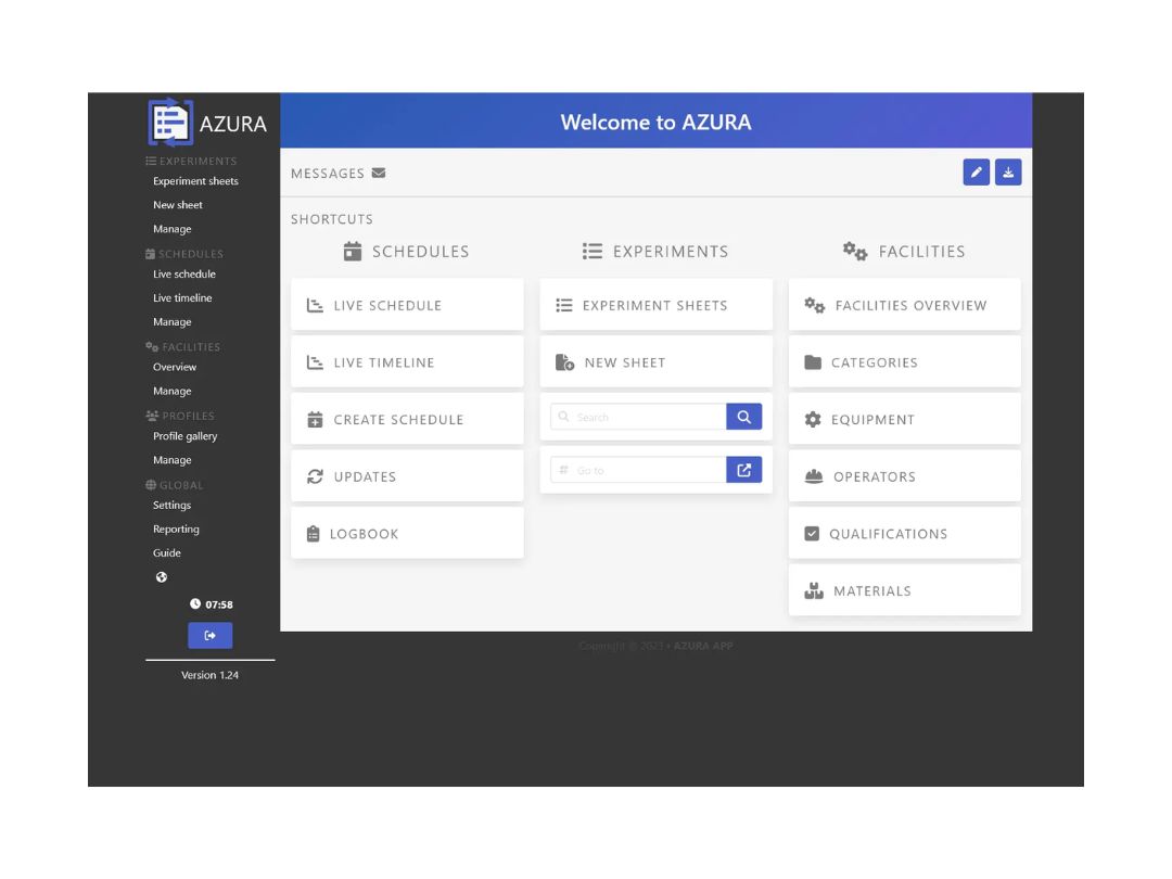 azura franchise management-schedule
