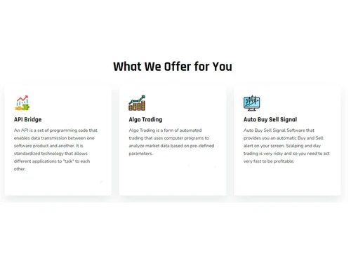 Adonomist Algo Software offering