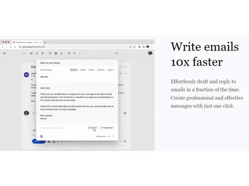 Voila-Emails write Faster