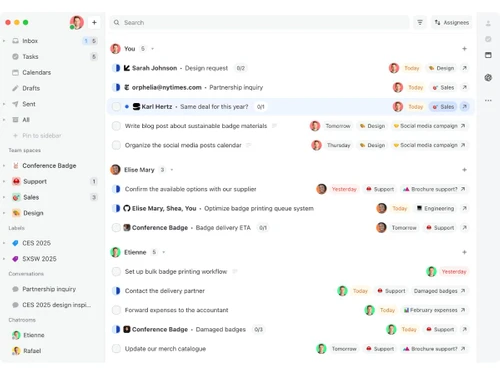 missive software-interface