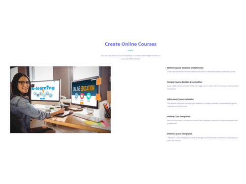 LMSOnline.Net feature