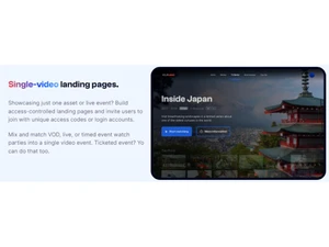 CineSend Landing page